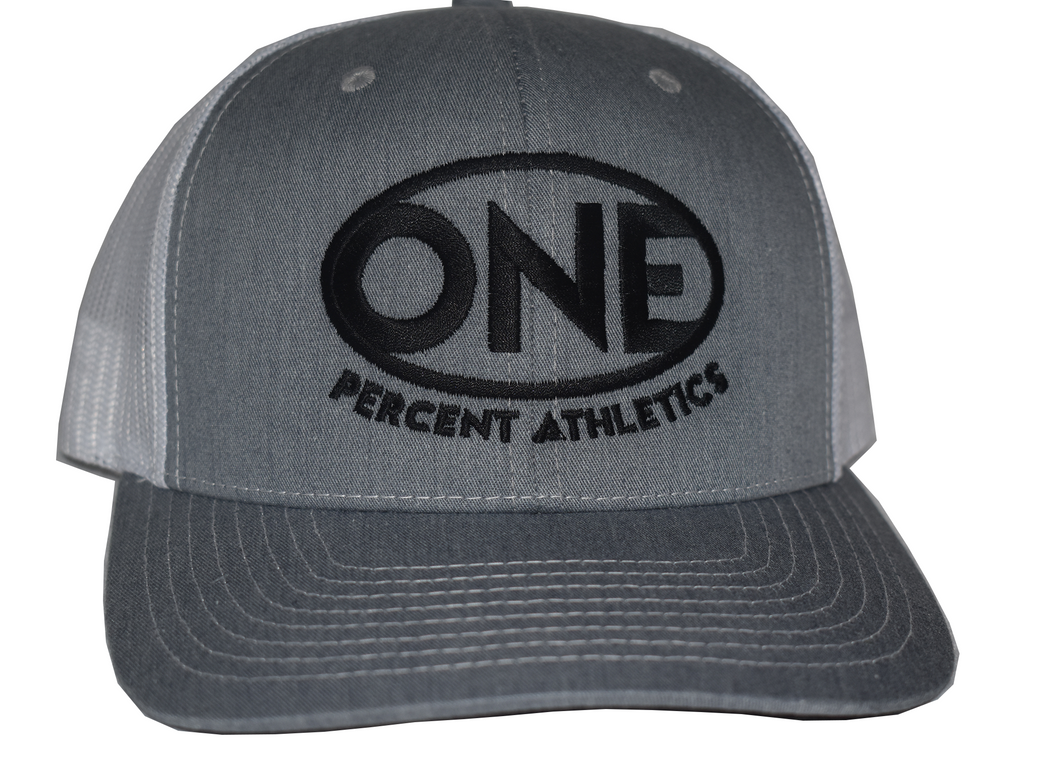 One Percent Athletics Logo Trucker Hat | One Percent Athletics